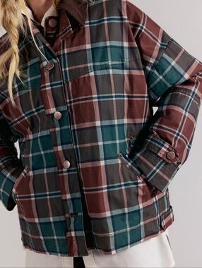 Free People We The Free Cori Wax Printed Jacket